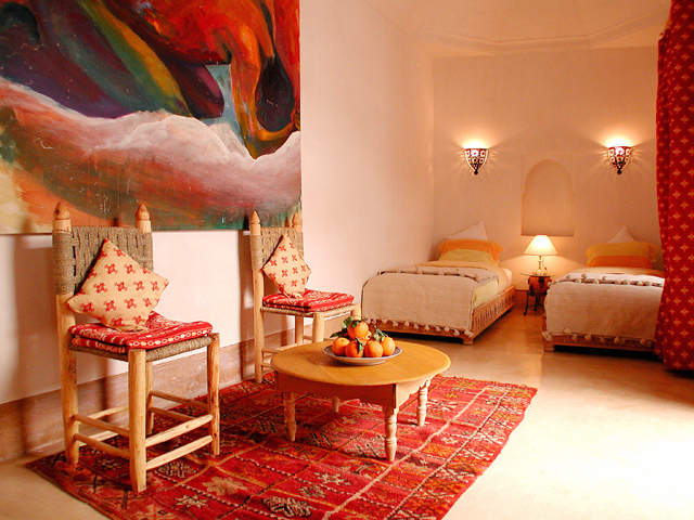 Chambre riad � Marrakech