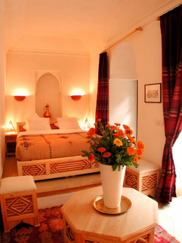 Chambre de riad � Marrakech