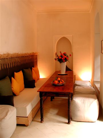 salon riad maroc