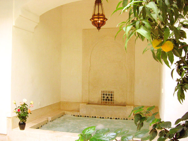 Fontaine de riad � Marrakech